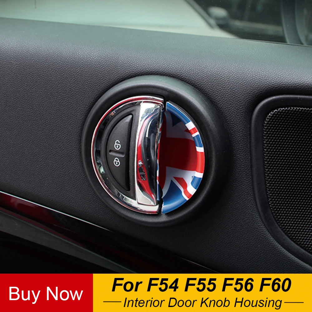 2 шт. интерьер передней двери ручка Корпус Декор ПК наклейка Shell Обложка для MINI Cooper