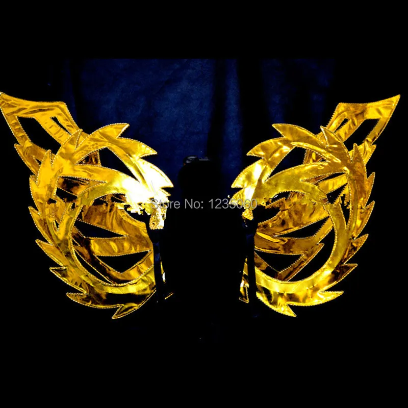 WYY модель для девочки платье сцены золотистое зеркало крылья объединительная