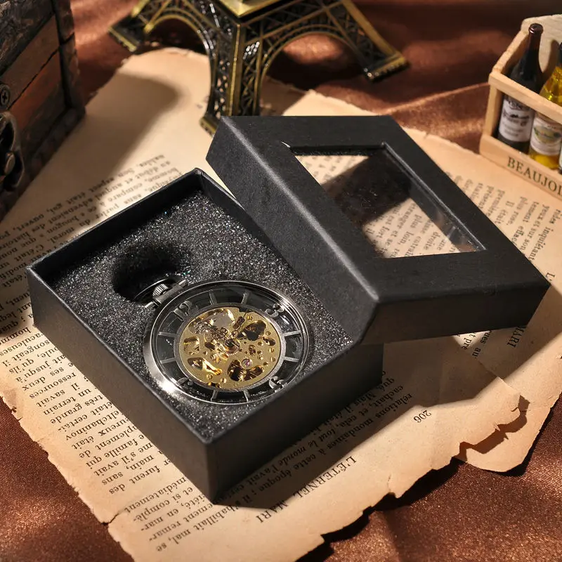 Newst Высокое качество арабскими цифрами классический карманные часы личность