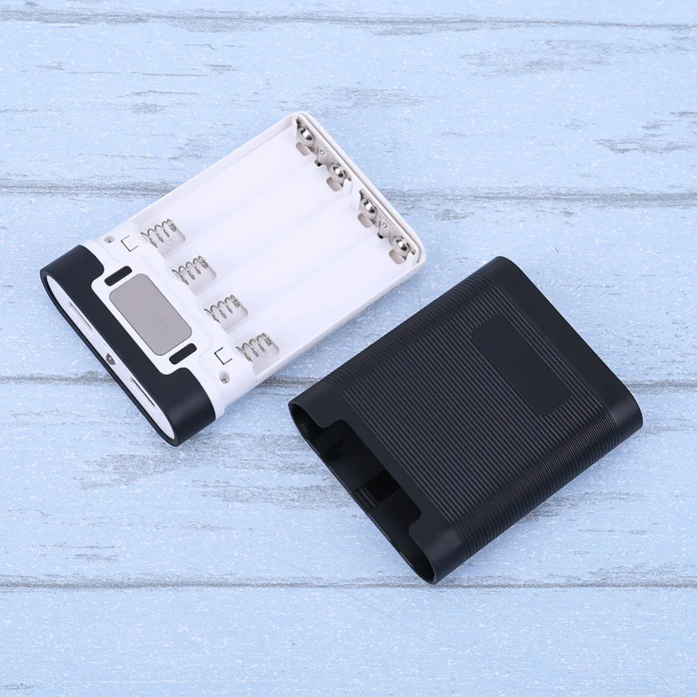 Чехол для портативного зарядного устройства 5 В 18650 а 4 x с 2 USB портами|Зарядные