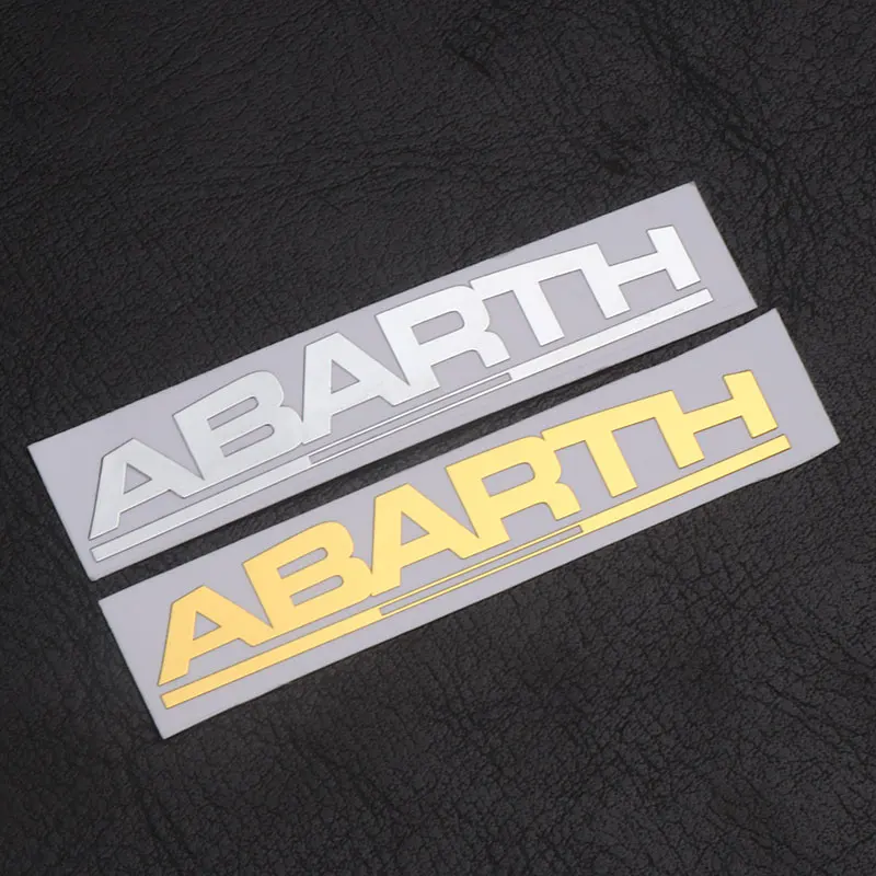 Модные итальянские автомобильные 3D наклейки Abarth никелевые наклейка Скорпион для