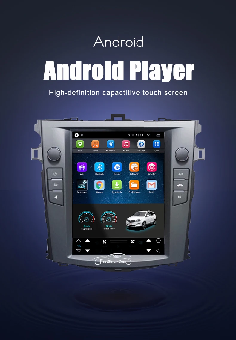 32 ГБ Android мультимедийный плеер для TOYOTA COROLLA радио 2007-2013 gps навигация