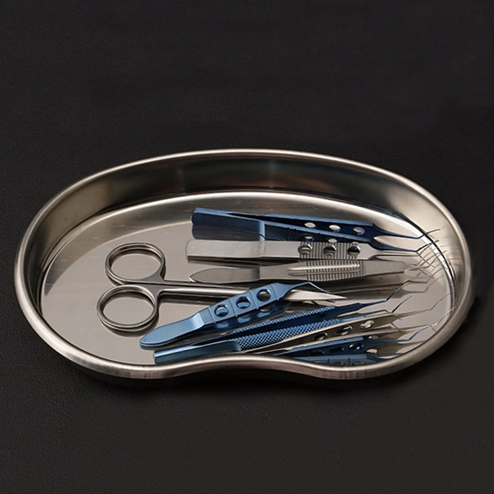 

Stainless Steel Bending Tray Plate Tool For Eyebrow Lip Tattoo Body Art