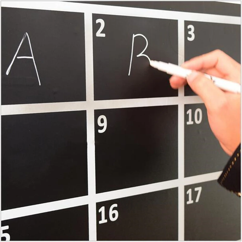 6pcs/lot White Liquid Chalk Pen for Kids Room Wall Stickers and Blackboard Removable Vinyl Decal | Дом и сад