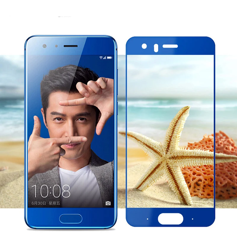 Защитное стекло на Honor 9 Lite 10 светильник из закаленного стекла для huawei Honer 10 Late Honor9 9lite защитные Синие Защитные пленки