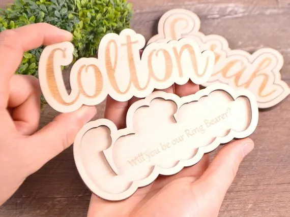 Personalized wooden team bride Bridesmaids proposal Gifts cards Bridal Shower Party Bachelorette Bride Tribe invitations | Дом и сад