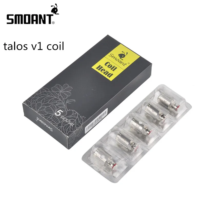 10 шт./лот Cloupor сменная катушка Talos для smoant Knight V1 атомайзер бак 0 3/0.5ohm K/SS/Ti/Clapton