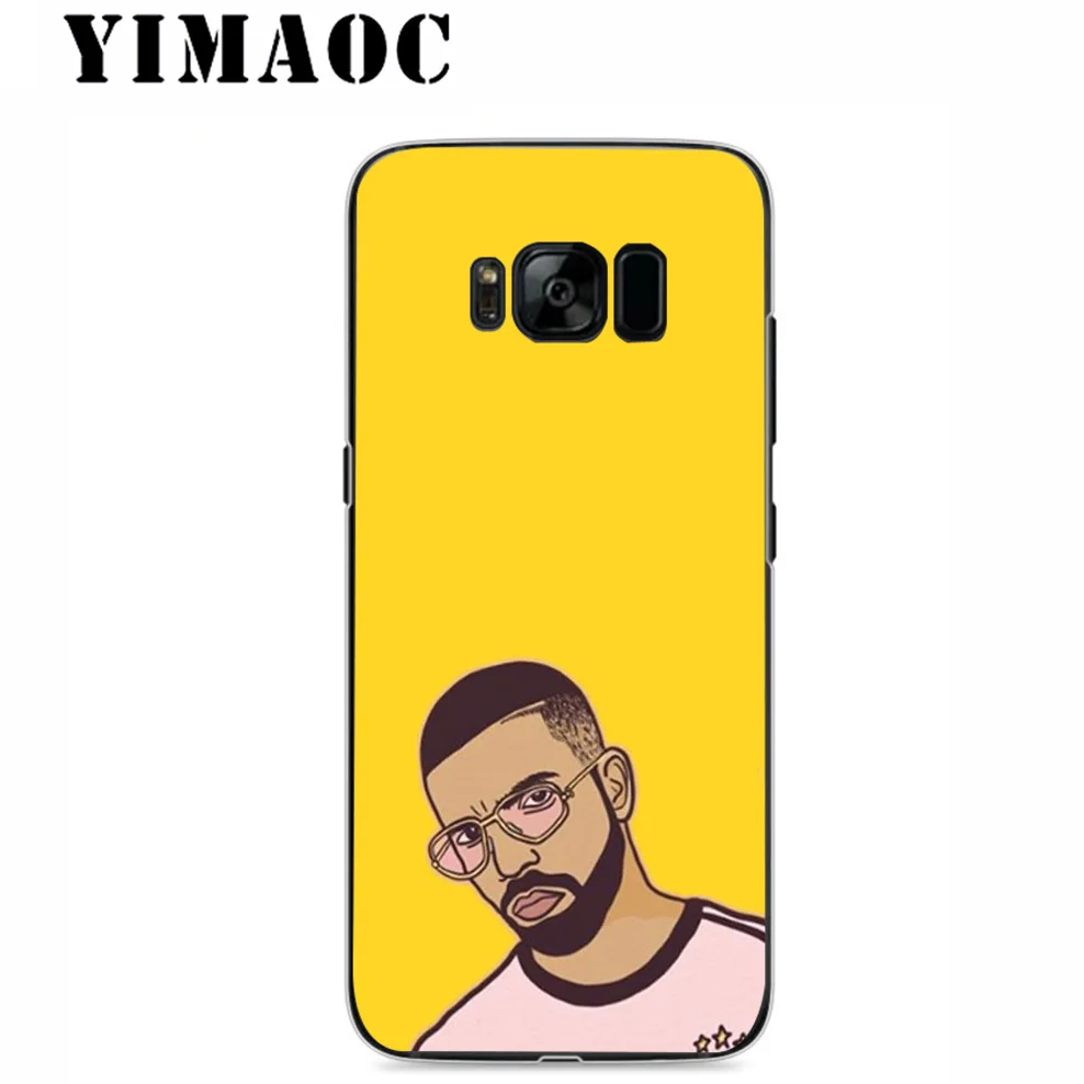YIMAOC Drake Hotline Bling Soft Silicone Case for Samsung Galaxy S10 S10E S9 S8 Plus S7 S6 Edge &amp Note 9 8 Cover |