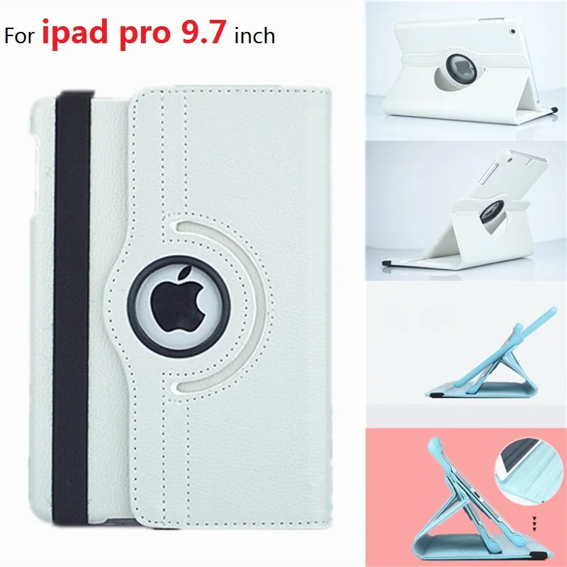 Новый планшет Coque для iPad Pro 9 7 дюйма чехол 360 Вращение откидная подставка защитный