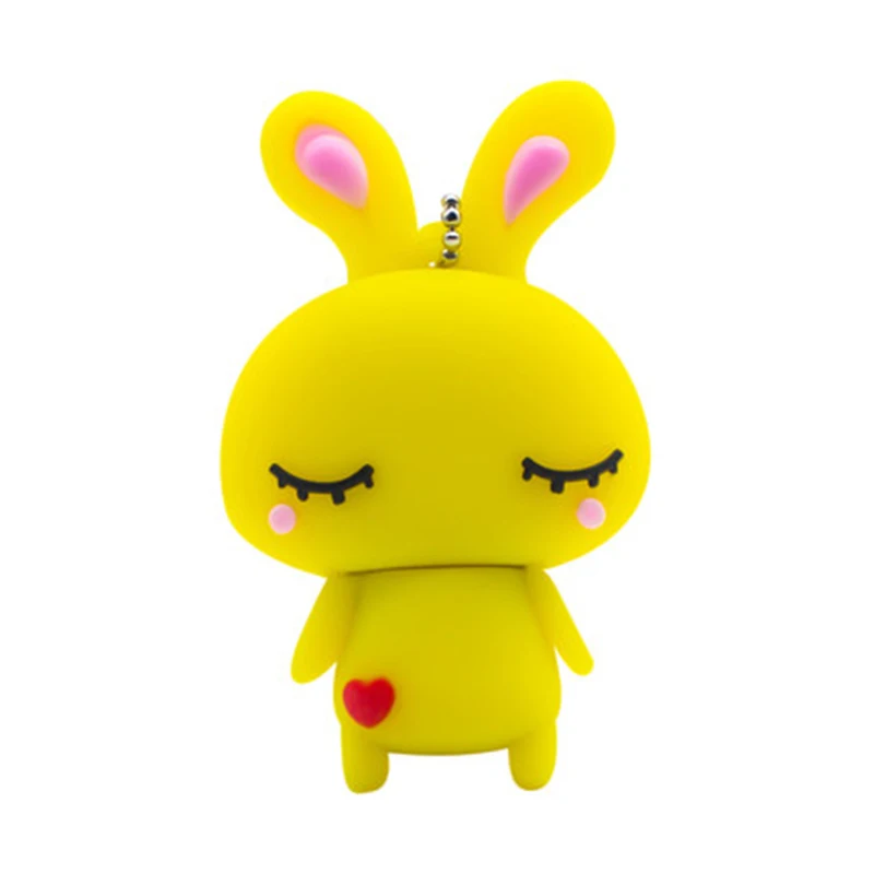 Забавная карта памяти милый мультяшный флеш накопитель с кроликом 8 ГБ 4 16 32 64 Usb USB