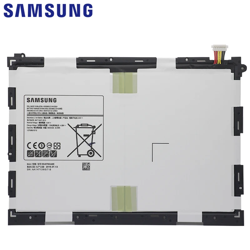Samsung 6000 мАч планшет Батарея EB-BT550ABE для samsung Galaxy Tab A 9," SM-P351 SM-P550 SM-T555 SM-T555C Вт/набор инструментов