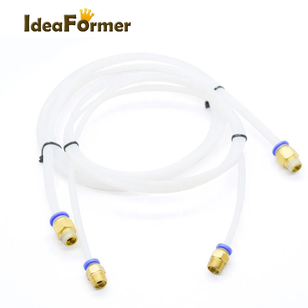 1 м PTFE Tfl трубка с соединителями 3D принтер части j головки Hotend для V5 V6 75 мм 3 0 нити