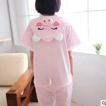 Розовый/черный Свинья Карнавальный костюм для девочек летний комбинезон с