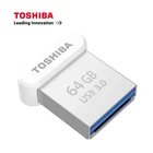 Флеш-накопитель TOSHIBA USB 3,0, 32 ГБ, 64 ГБ, металлический мини флеш-накопитель для пальцев, флешка 120 МБс.с, U-диск, новинка 2017, 128 ГБ