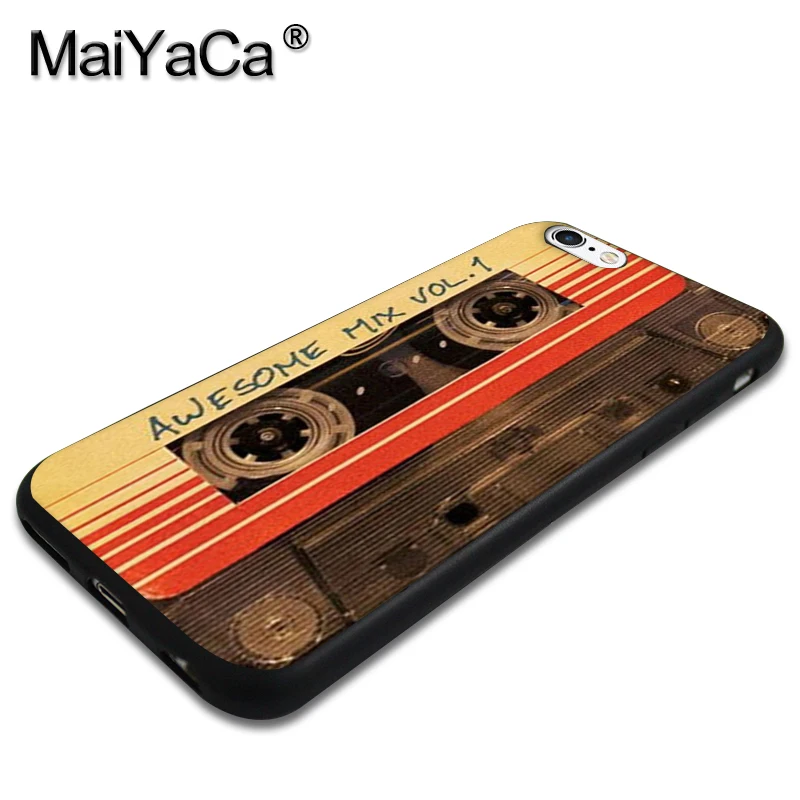 MaiYaCa силиконовый чехол для телефона для iphone 5S 6s 6s plus 7 8 plus 11pro max чехол mixtape винтажная магнитная лента кассета аудио лента чехол для iphone x xs max xr 11pro coque