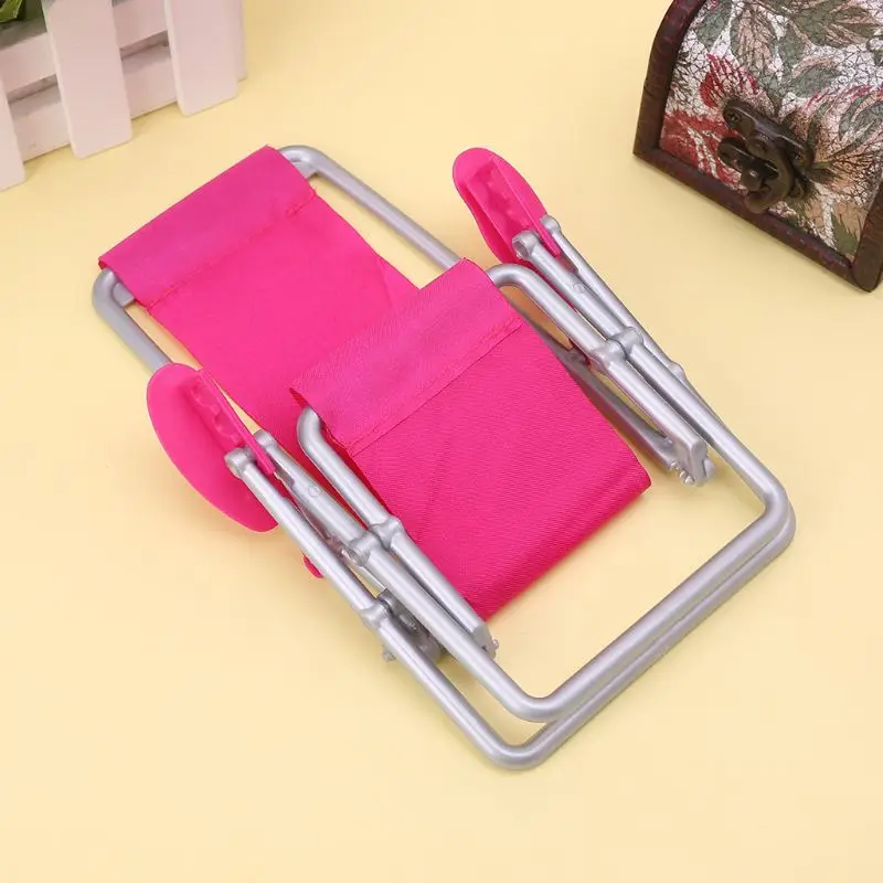 

Folding Chair Doll Beach Lounger Dollhouse Furniture Cute Miniature Simulation Living Room Decoration House Game Gifts For Kids