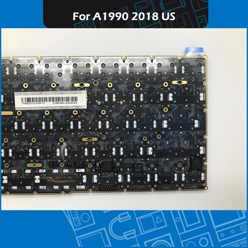 Новый ноутбук A1990 английская клавиатура для Macbook Pro Retina 15 дюймов сменная Mid-2018 EMC 3215