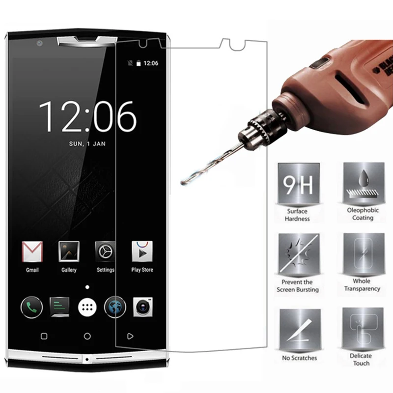 Закаленное стекло премиум класса для Oukitel K10000 Pro 2 шт. 0 26 мм 9H защитная пленка