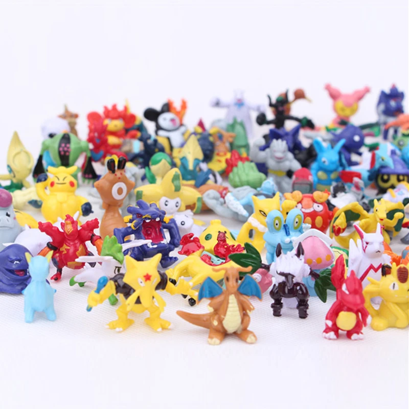 Pikachu 144 шт покебол Torchic Chikorita Blastoise Totodile Mewtwo Pocket фигурка детские игрушки для дня