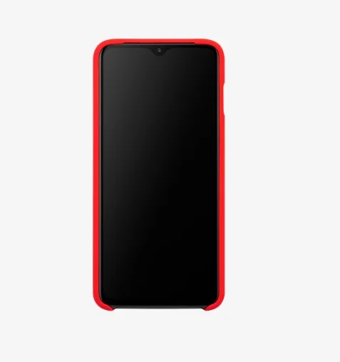 Чехол ONEPLUS 7 из жидкого силикона, шелковистый мягкий на ощупь защитный чехол для one plus 7 красного цвета