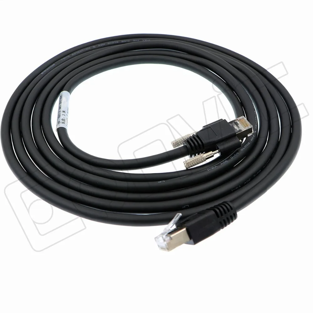 RJ45 GigE для Basler Промышленный Кабель питания данных камеры Ethernet витой щит|for cable|cable