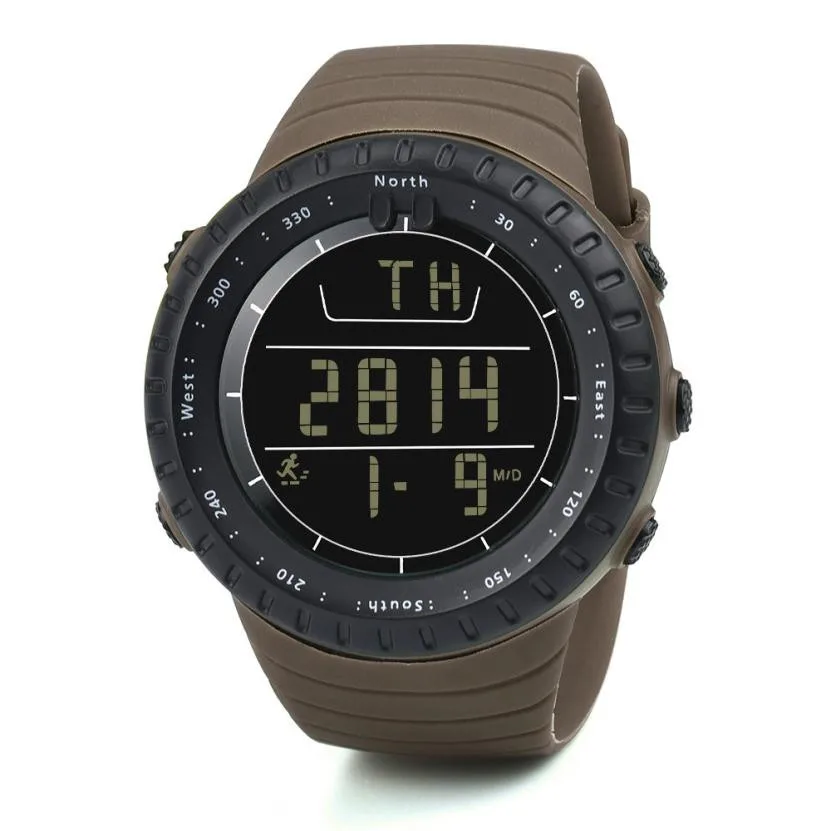 Мужские спортивные часы для отдыха с шагомером и ЖК-дисплеем | Наручные