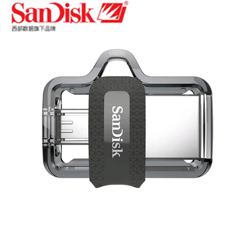 Флеш накопитель Sandisk USB 3 0 с двумя флеш накопителями OTG 64 ГБ 16 высокоскоростной 150