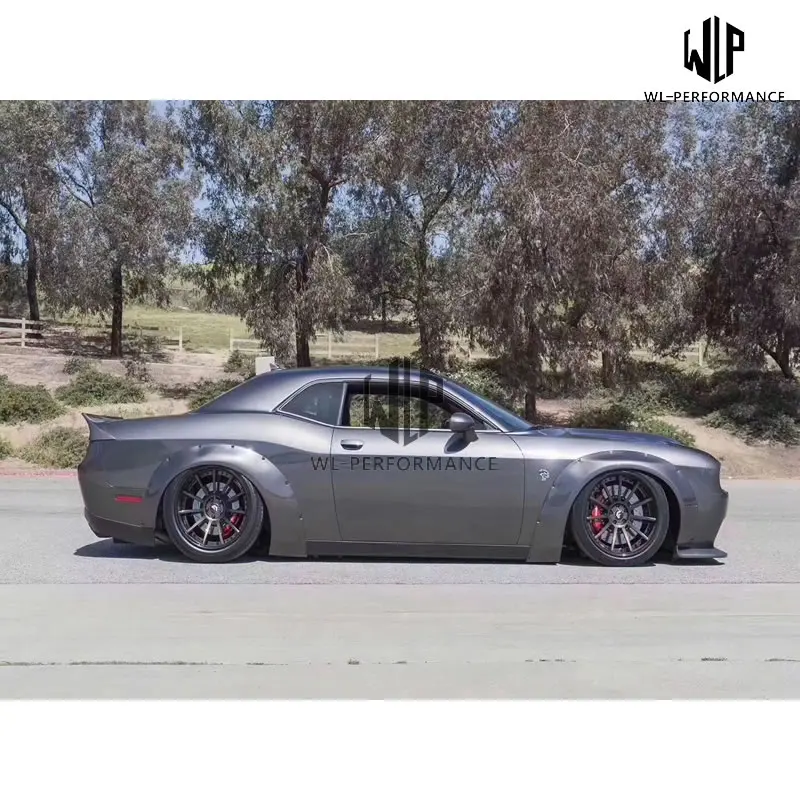 Высококачественный ФАП Неокрашенный стиль LB для стайлинга автомобиля Dodge Challenger