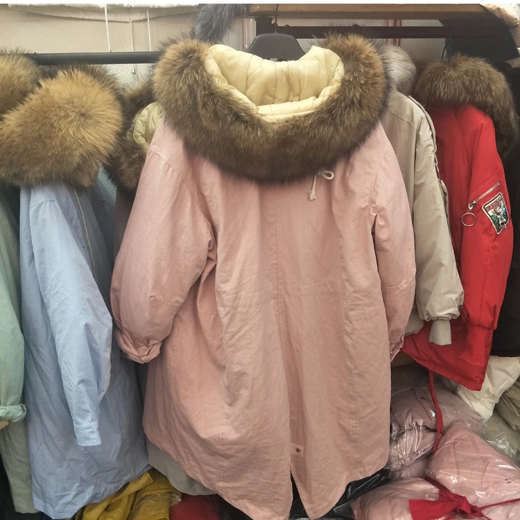 Новое зимнее модное женское пуховое пальто с большим натуральным мехом енота, женская теплая парка цвета хаки xxxxxxxxxxl 9xl 10xl