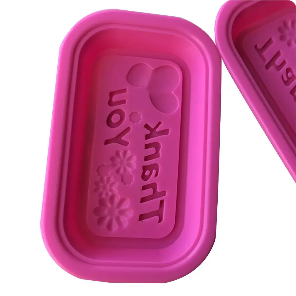 AsyPets ручной работы многоразовые силиконовые формы для мыла DIY спасибо мыло