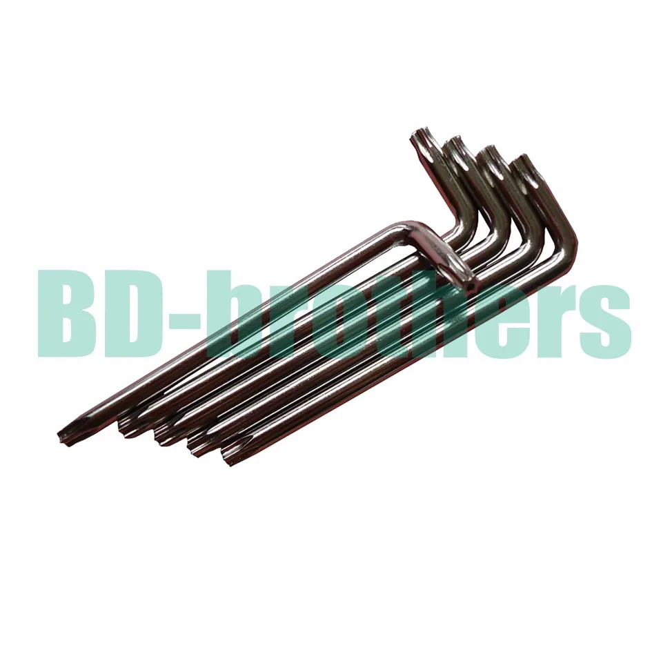 4.0mm Torx T15 T20 L Key With Hole 45# S2 Steel Screwdriver Wholesale 500pcs/lot | Инструменты