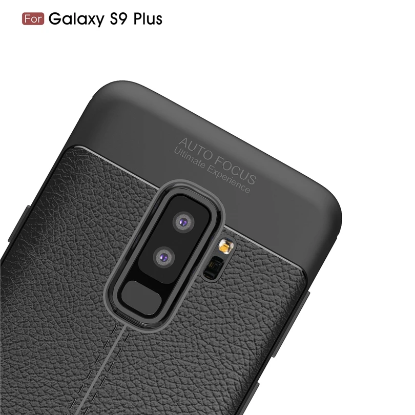 Роскошный мягкий силиконовый чехол с зернистой фактурой для Samsung Galaxy S9 Plus / S9Plus 6 1