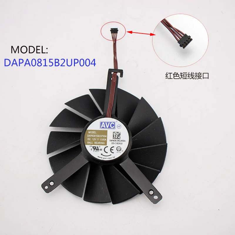 AVC DAPA0815B2UP001 DAPA0815B2UP004 новый оригинальный для NVIDIA GeForce RTX2080Ti RTX2080 охлаждающий