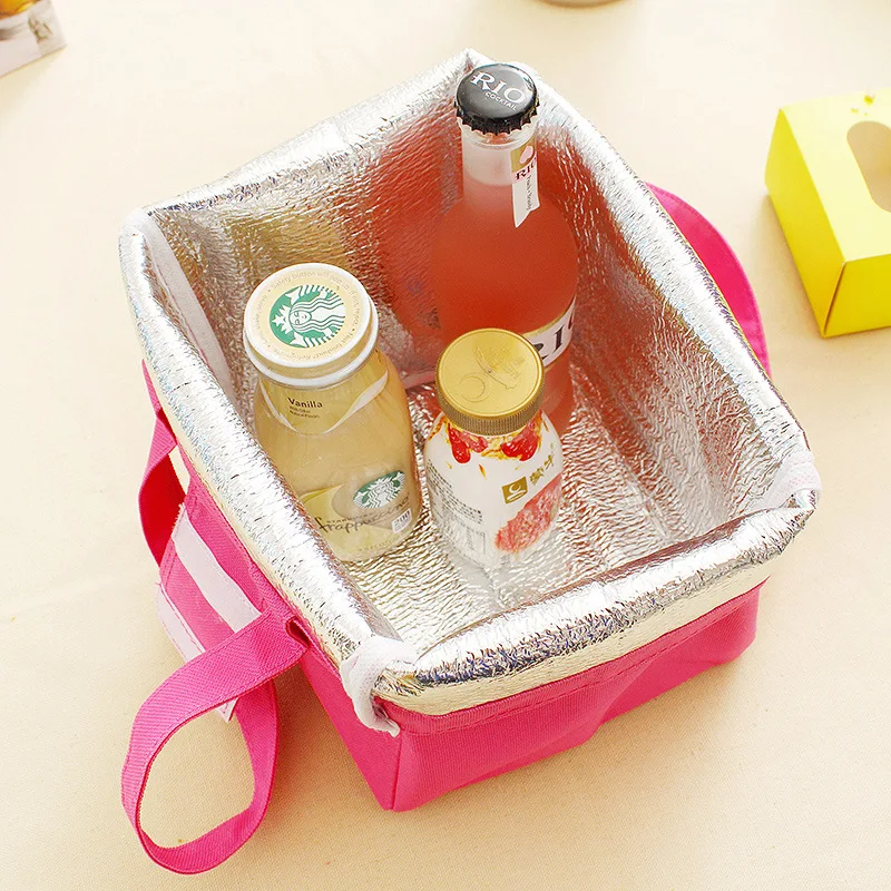 

New Fashion Portable Insulated Lunch Bag Thermal Food Picnic Lunch Bags For Women kids Men Cooler Lunch Box Tote Christmas Gifts