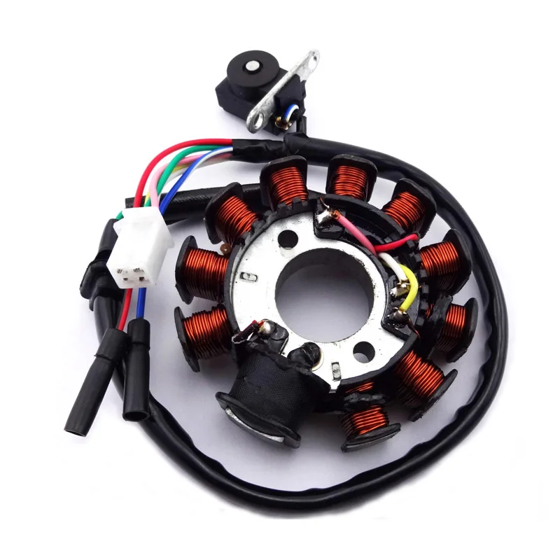 XLJOY 11 полюсные катушки статора зажигания магнето для GY6 125 150cc мопед скутер вездеход Roketa Go Kart Мотокросс Мотоцикл