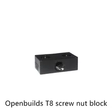 3d гайка для принтера T openbuilds тип анти-люфт блок T8 винт 8 мм свинец 2 мм 4 мм