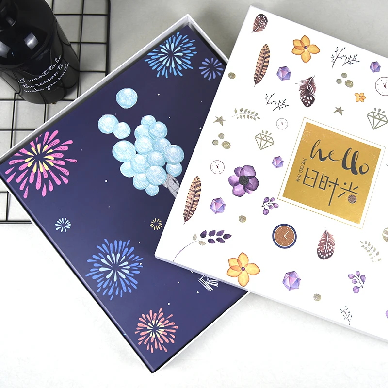 

Scrapbook Album Creative Handmade Pasted Self-adhesive Photo Album Souvenir Family Memory Record Large Capacity Scrapbooking XX