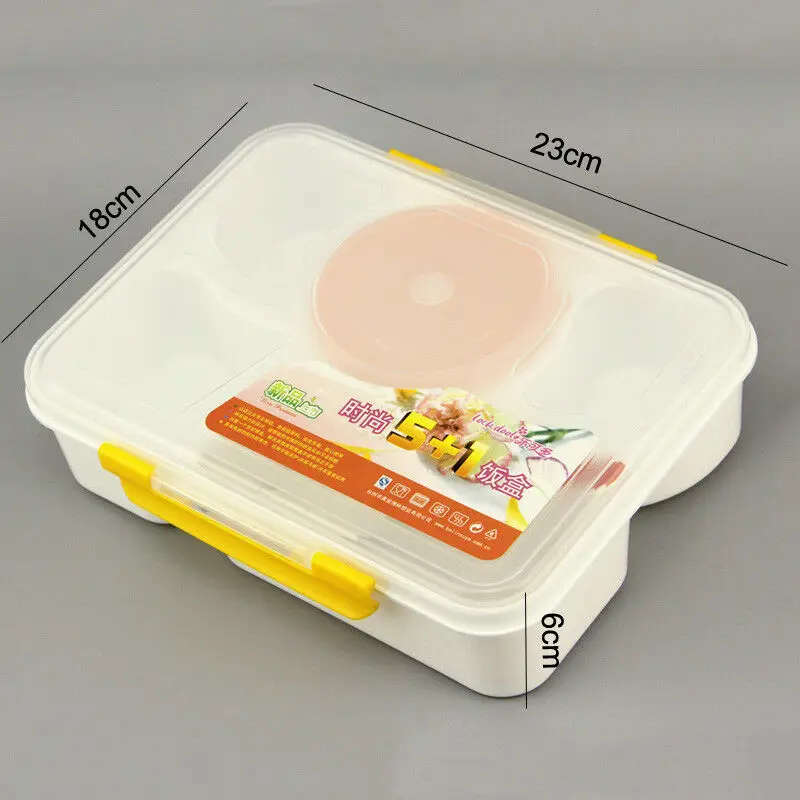 Белый 5 Сетчатый Контейнер для микроволновой печи, контейнер для фруктов, контейнер для хранения, контейнер для еды на открытом воздухе, ланчбокс для пикника, Bento box, белый, голубой, розовый - Цвет: Белый