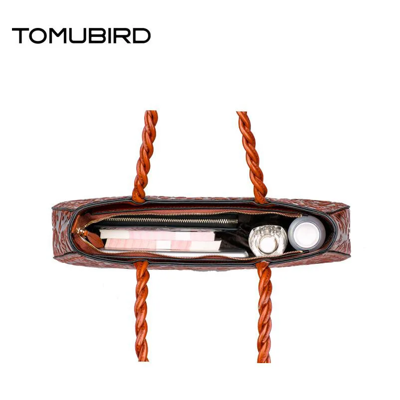 Tomubird оригинальные окрашенные кожаные сумки модные национальные ветровые