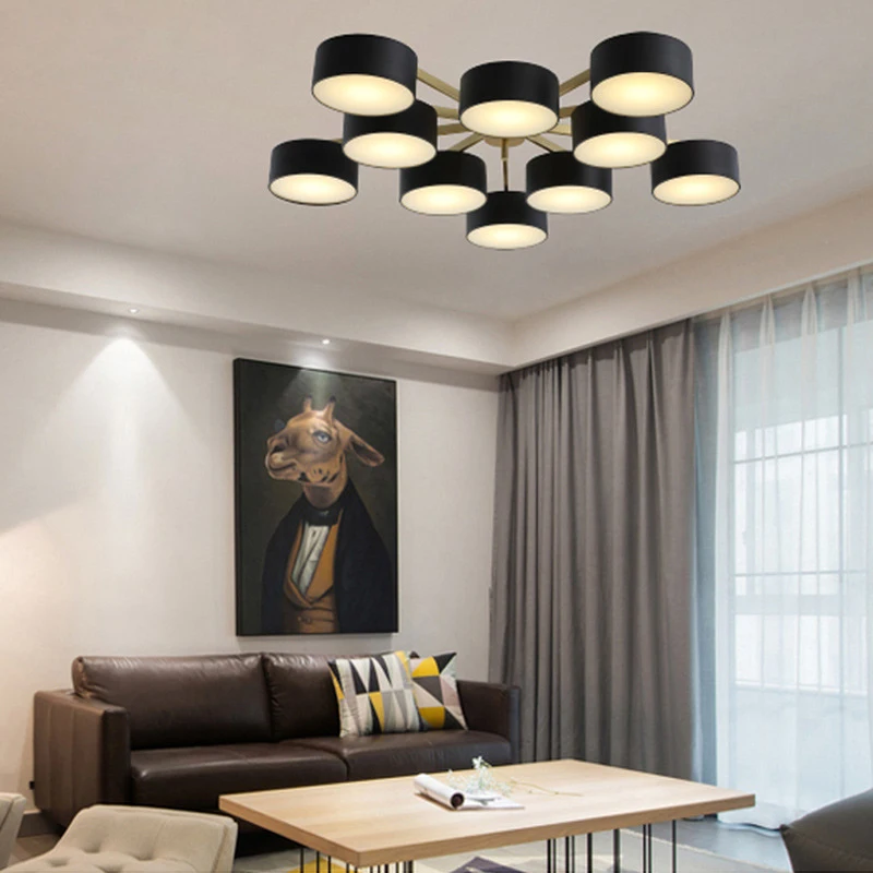 

Nordic Style Simple Pentagram Ceiling Light Living Room Aisle Dining Bedroom Ceiling Light Personality Living Room Lighting