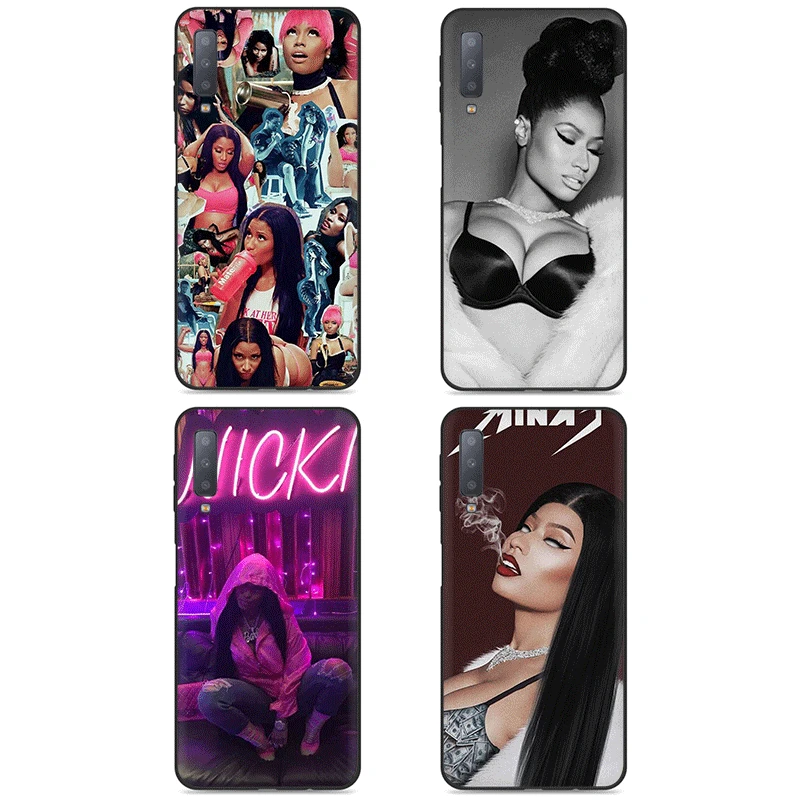В стиле Nicki Minaj, мягкий силиконовый чехол для телефона для samsung GaLaxy A3 A5 A6 A7 A8 A9 A10 A30 A40 A50 A70 J6
