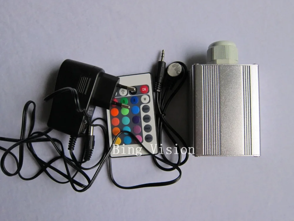 Супер тонкий 5 Вт RGB волоконно-оптический светодиодный фонарь двигатель с