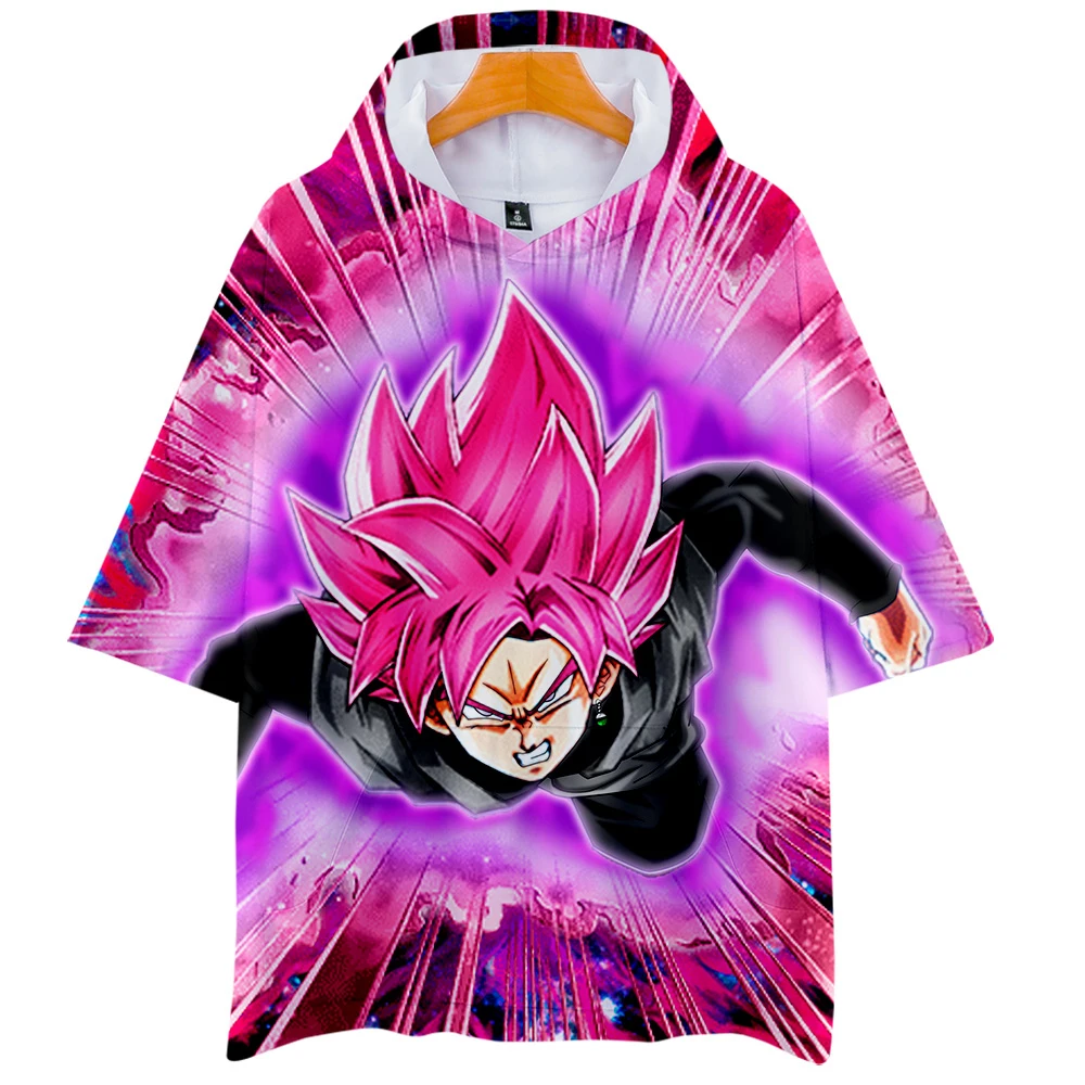 3D DRAGON BALL Для мужчин из толстовки с капюшоном и футболка карманами уличная Harajuku