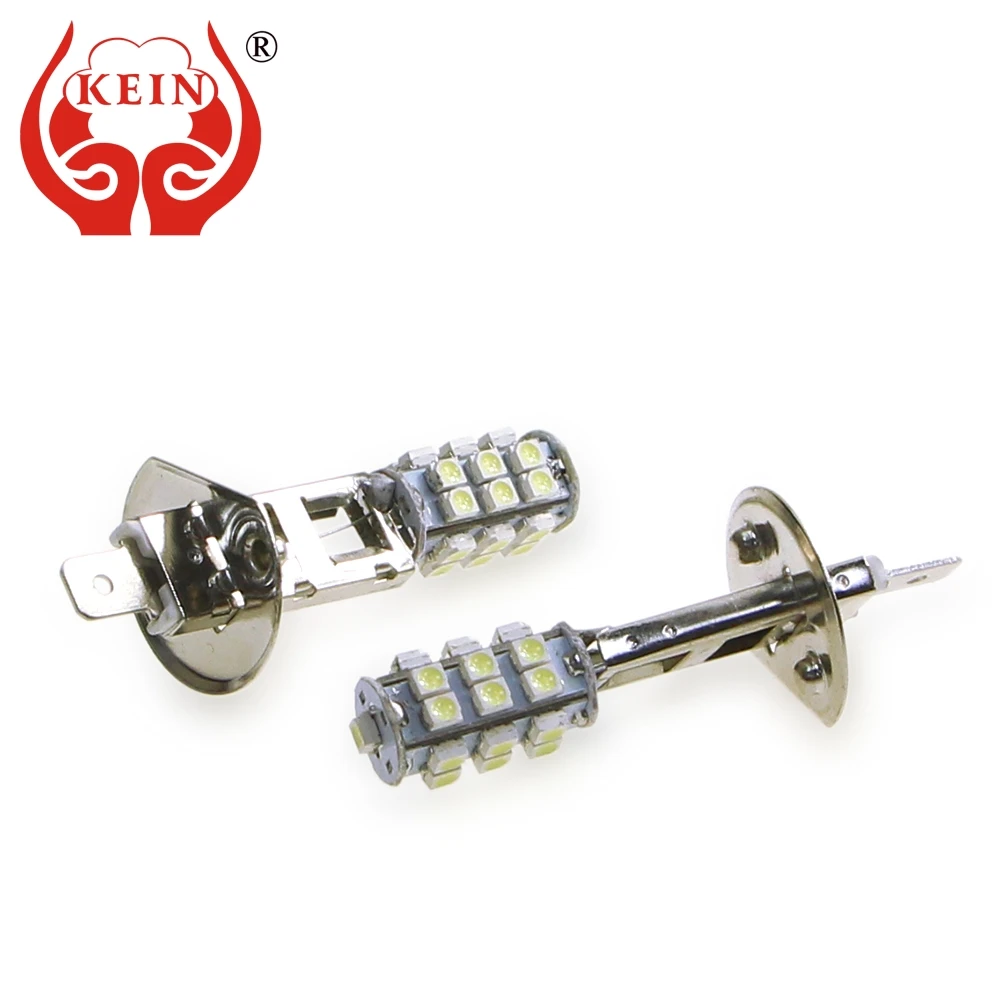 KEIN 4 шт. H1 светодиодные лампы 25smd 3528 12 V Авто противотуманных фар дневного света DRL