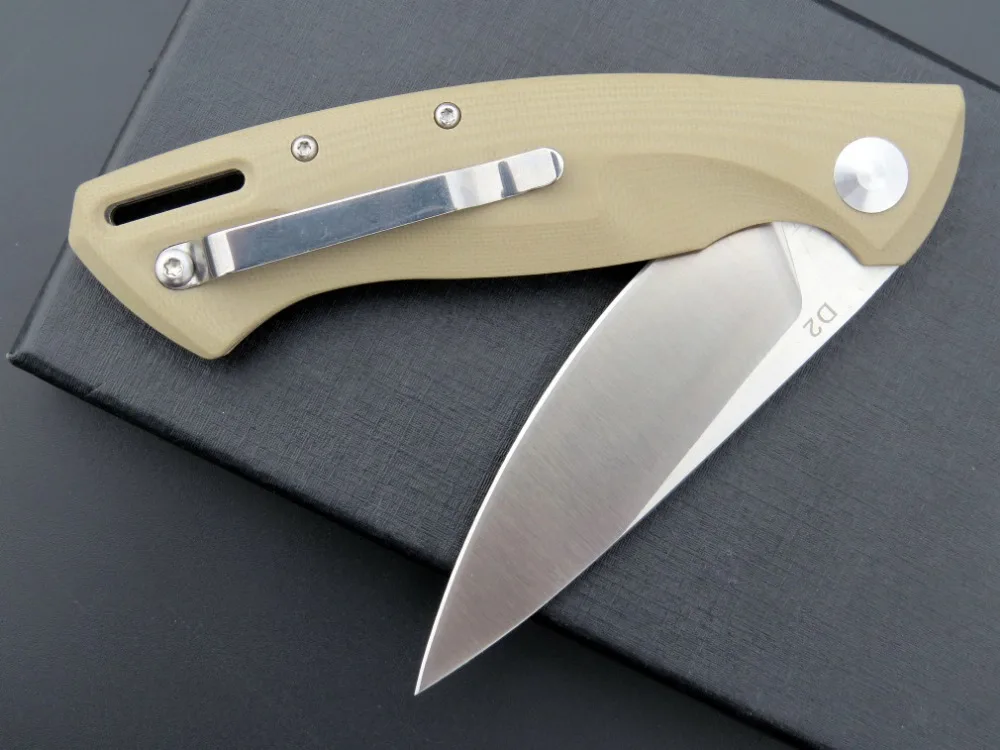 Eafengrow EF26 58-60HRC D2 лезвие G10 Ручка EDC Складной нож инструмент для выживания кемпинга охотничий карманный нож Тактический Открытый инструмент