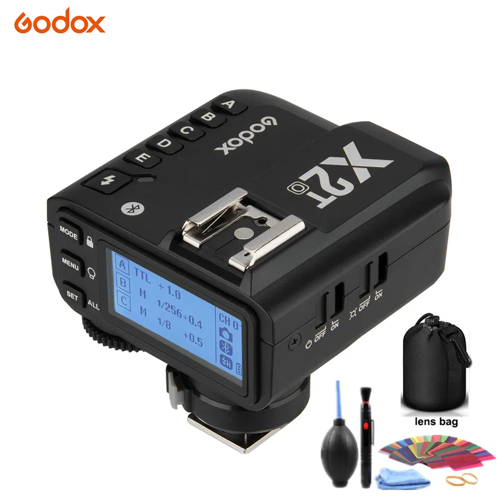 

Godox X2T-O TTL Wireless Flash Trigger 1/8000s HSS 2.4G Trigger Transmitter for Godox Olympus Panasonic DSLR Camera Cellphone