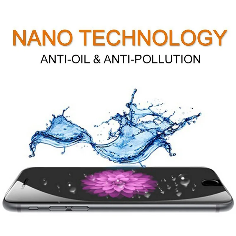Нано протектор экрана Lamorniea для Samsung S7 Edge Note 8 9 A6 A8 Plus жидкое закаленное стекло iphone X