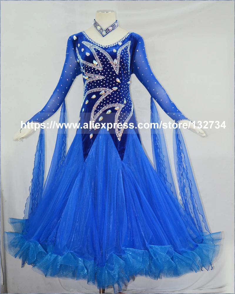 Роскошное платье для бальных танцев 2017 женская одежда взрослых фламенко и вальса