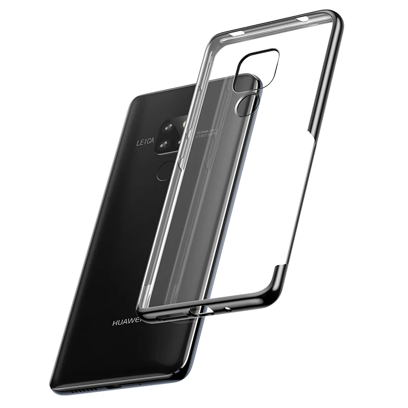 Роскошный чехол Baseus с покрытием для huawei mate 20 Pro, ультра тонкий мягкий чехол из ТПУ с гальваническим покрытием для huawei mate 20 Pro Capinhas