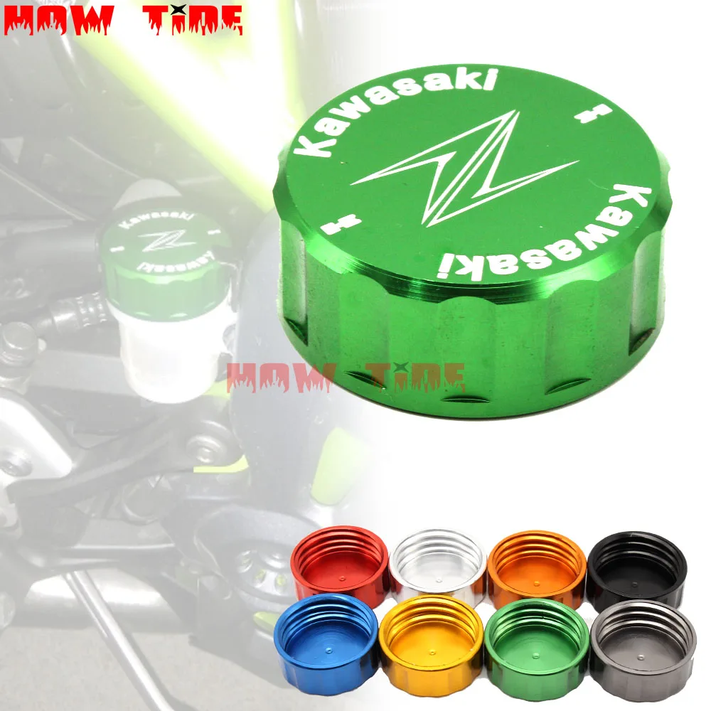 Крышка Резервуара тормозной жидкости для Kawasaki Z250 Z650 Z750 Z800 Z900 Z1000/sx EX250/300 ZX